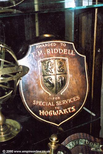 Hogwarts award to Tom Riddle