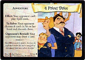 #4 Privet Drive card